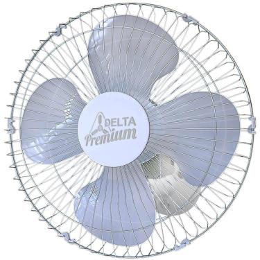 Imagem de Ventilador De Parede 50cm Branco/Cromo 60 Fios Premium