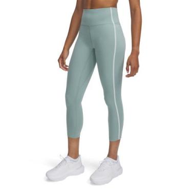 Imagem de Legging de Treino Feminino Under Armour Meridian Piped, Verde, GG