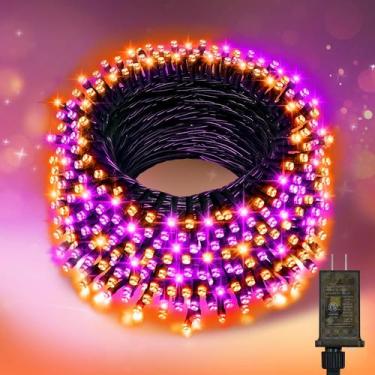 Imagem de String Lights Nisocy 20m ao ar livre roxo laranja impermeável