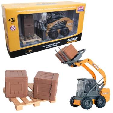 Imagem de Carregadeira Empilhadeira SV300 B Case Mini 822 Usual - Usual Brinqued