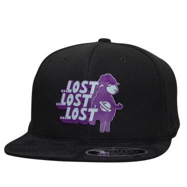 Imagem de Boné Lost Strapback Fitão Dont Follow Me Preto-Masculino