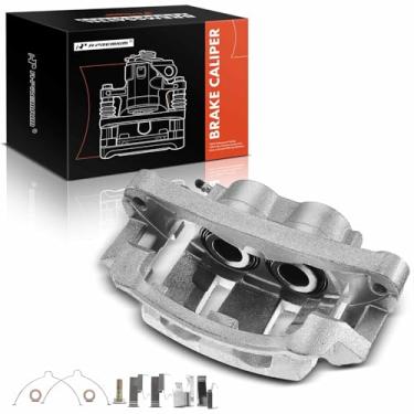 Imagem de A-Premium Conjunto de pinça de freio a disco com suporte compatível com modelos Ford selecionados - Excursion 2000-2005, F-250 F-350 Super Duty 1999-2004 - Frente direita do lado do passageiro