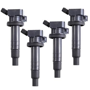 Imagem de Bobinas de ignição MAS compatíveis com Toyota Celica GT Corolla Matrix MR2 Pontiac Vibe Chevy Prizm L4 1.8L UF247 C1249 UF315 Pacote com 4