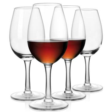 Imagem de Physkoa Conjunto de taças de vinho do porto de 118 – 200 ml copos de cristal de xerez e copos de degustação de vinho de sobremesa – Taças de tulipa todos os dias para bar em casa e bebidas após o