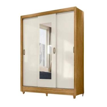 Imagem de Guarda roupa ceará porta de correr com espelho  - Maxel