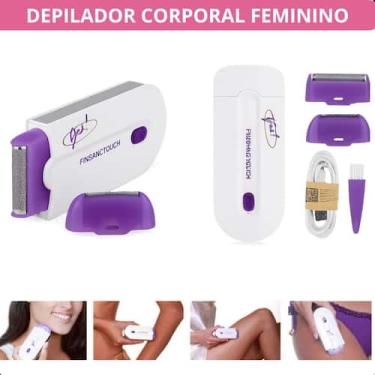 Imagem de Depilador USB Recarregável Feminino Indolor - FACILITA