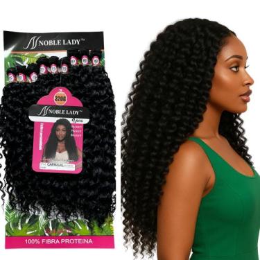 Imagem de Cabelo Cacheado Noble Lady Fibra Proteína Entrelace - bbless, Preto