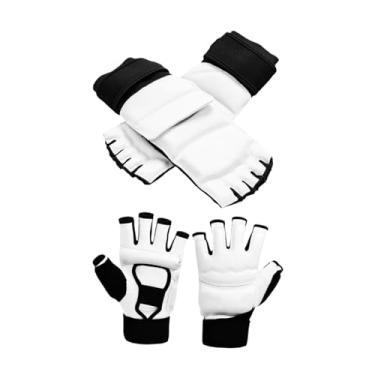 Imagem de KiBcsLic Taekwondo Karate Sparring Gear Luvas Protetor de Pés Protetor de Pulso para MMA Saco de Pancada Luvas de Boxe Artes Marciais, L