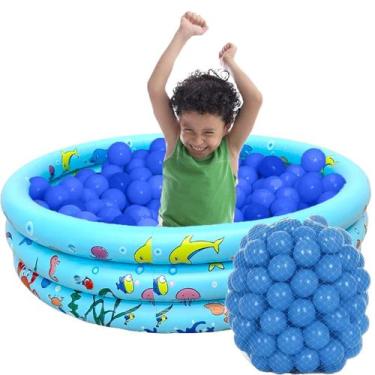 Imagem de Piscina Infantil Inflável 100 Litros + 50 Bolinhas - LIRENA BABY, Pisc