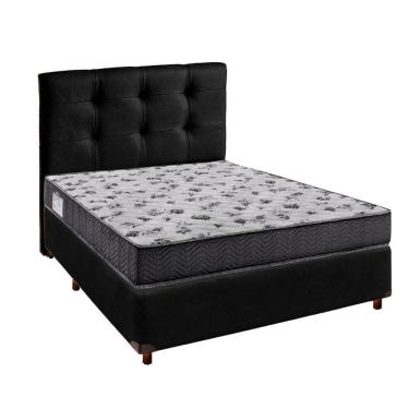 Imagem de Kit Cama Box + Cabeceira + Colchão Casal D33 - Iso100 - Ortobom