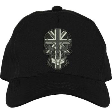 Imagem de Boné Kaluapa Caveira Inglesa, Cinza, Único, Unissex