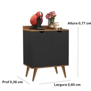 Imagem de Aparador 2 Portas Buffet Cava 4545 Pés Palito - Cores - Comprar Moveis