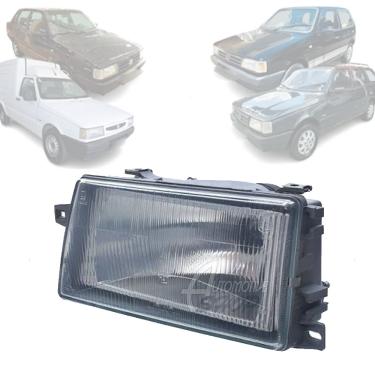 Imagem de Farol Principal Diant Fiat Uno Elba Premio Fiorino Vidro LE