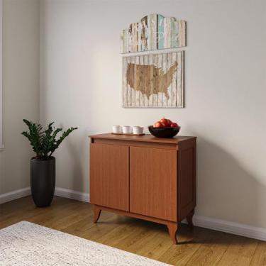 Imagem de Aparador Buffet Monterrey Castanho 2 Portas Vintage Design Retrô - MAI