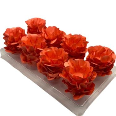 Imagem de Kit com 120 Forminhas para Doces Finos em Formato de Flor – Linha Style Elegante – Ideal para Casamentos, Aniversários e Festas Sofisticadas(Coral)