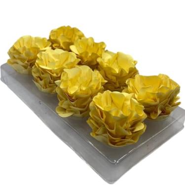 Imagem de Kit com 120 Forminhas para Doces Finos em Formato de Flor – Linha Style Elegante – Ideal para Casamentos, Aniversários e Festas Sofisticadas(Vanilha)