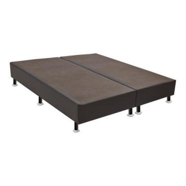 Imagem de Base Sommier Marrom Queen (158X198X23) - Ortobom