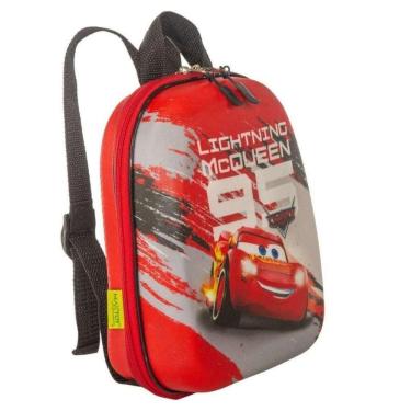Imagem de Mochila Escolar Infantil Cars Mcqueen Tamanho P