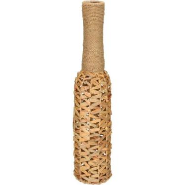 Imagem de Vaso Decorativo Enfeite Home&co Fibra Natural E Metal 71x15