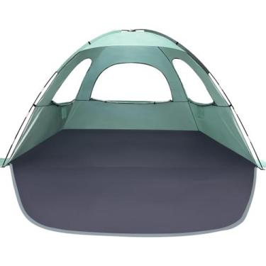 Imagem de Tenda de praia WhiteFang verde menta para 8 pessoas, abrigo UV50+
