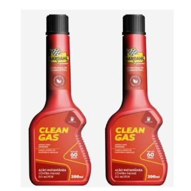 Imagem de Kit 2 unidades aditivo de combustivel clean Gas Bardahl Promax