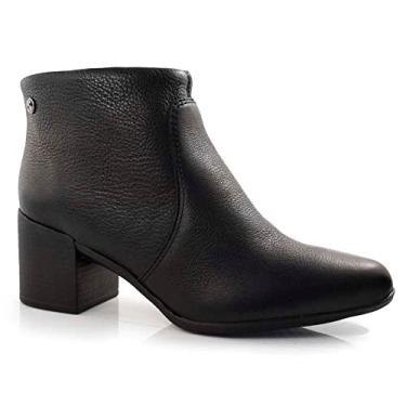 Imagem de BOTA FEMININA EM COURO BOTTERO 346901 SALTO BLOCO 6 CM Cor:Preto;Tamanho:38