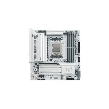 Imagem de Placa Mãe ASUS TUF GAMING B850M-PLUS WIFI7 W, AMD AM5, mATX, DDR5, Wi-fi 7, Bluetooth, Branco - 90MB1MD0-M0EAY0