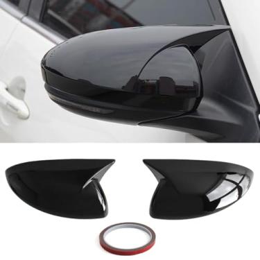 Imagem de AUCERAMIC 2 peças de tampa de espelho lateral retrovisor adequado para Nissan Sentra 2020-2025, Nissan Altima Sedan 2019-2025 tampas de capa de espelho acessórios externos para carro