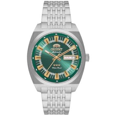 Imagem de Relógio Orient Heritage Três Estrelas Automático Cal. YN6 com Cristal de Safira e Mostrador Verde - YN6SS018 E1SX