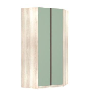 Imagem de Guarda-roupa Solteiro Canto 2 Portas Verde Jade