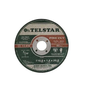 Imagem de Disco Corte Fine Cut Inox- Ferro ' X 1,0 X 7-8' - Telstar