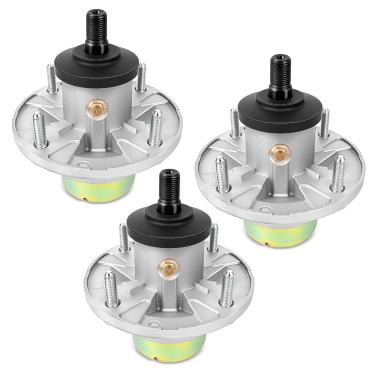 Imagem de wyevee Eixo AM144608 compatível com J OHN Deere X330 X350 X354 X370 ZTrak Z335E Z335M Z345M Z345R Z355E Z355R Z375R Z525E Z535M Z540 S22 40, substitui AM 144608, pacote com 3