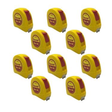 Imagem de Kit 10 Trenas De Bolso 5m Série Kts Starrett Kts34-5me – Precisa, Resistente E Profissional