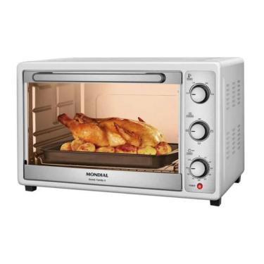Imagem de Forno Elétrico 52L Grand Family II Mondial 1800W Branco/Inox FRN-52-W - 127V
