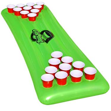 Imagem de GoPong Mesa de bilhar pong, mesa inflável flutuante de Beer Pong, inclui 3 bolas de pong