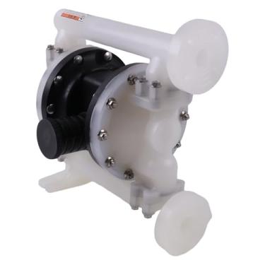 Imagem de Czomoizc PD10P-FPS-PAA Bomba de diafragma duplo Dbl operada a ar não metálica de 2,5 cm compatível com ARO Chemical Industrial e polipropileno de água/águas residuais