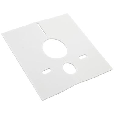 Imagem de Kit de redução de ruído para vasos sanitários pendurados na parede e bidê - almofada silenciosa à prova de som, fácil instalação, impede a descarga V