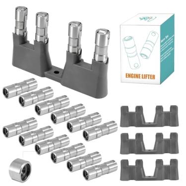 Imagem de AULINK (Tipo DLC de desempenho) 16 peças 12499225 LS1 LS2 LS3 LS6 LS7 LS9 Elevador de válvula hidráulica para Chevy Camaro Silverado Corvette 1999-2013, para Cadillac Escalade, para GMC Pontiac 4.8