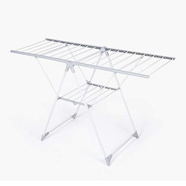 Imagem de Suporte para lavanderia, arejador de roupas, rack de secagem dobrável, uso doméstico, varanda interna e externa, multifuncional, dormitório, secador de aerofólio