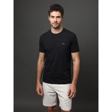 Imagem de Camiseta Masculina Algodão Egípcio Calvin Klein Preto-Masculino