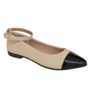 Imagem de Sapatilha Beira Rio Feminina Bico Fino Conforto 4136.1110-Feminino