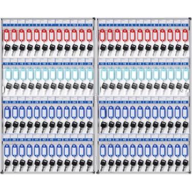 Imagem de Suporte de parede para porta-chaves, armário de chaves, cofre para chaves, caixa de armazenamento de chaves de segurança, porta-chaves para hotéis, chaves de carro e casa, porta-chaves (96)