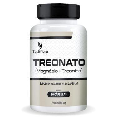 Imagem de Treonato (Magnésio + Treonina) 500mg 60 Cápsulas TuttiFlora-Unissex