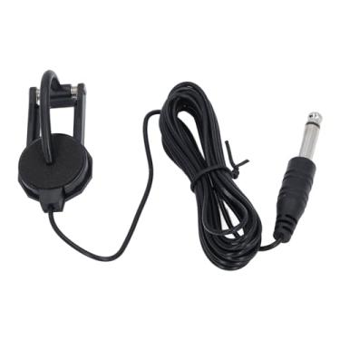 Imagem de CAPTADOR ACÚSTICO DE VIOLINO PORTÁTIL PICK UP HOLE CLIP ON PARA MÚSICOS PRETO