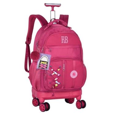 Imagem de Mochila Escolar Menina Rebecca Bonbon RB Escolar Carrinho (Rosa)