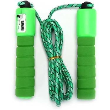 Imagem de Corda de Pular com Contador de Giros Fitness Academia