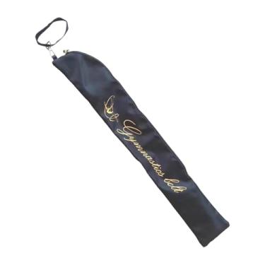 Imagem de Dynwave Bolsa para bastão de ginástica, ideal para guardar fitas de dança em competições. Presente perfeito, versátil e confortável, Preto
