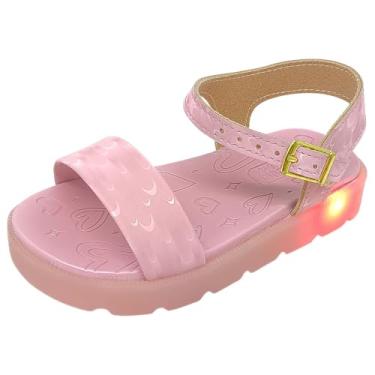Imagem de Sandalia Infantil Menina Conforto Led Brilhante Molekinha