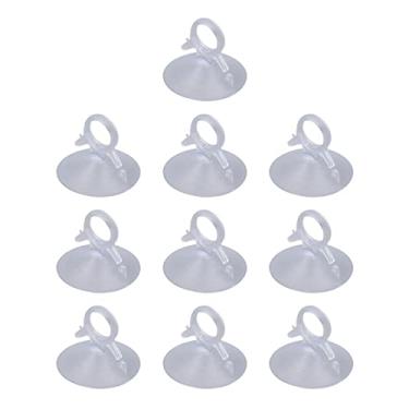 Imagem de RiToEasysports Ventosa de Pára- 10pcs PVC Transparente Com Anéis de Tração, Levantador de Vidro de Carro Resistente para Painéis Solares de Automóveis, Telhas Cerâmicas, Forte Potência de Sucção