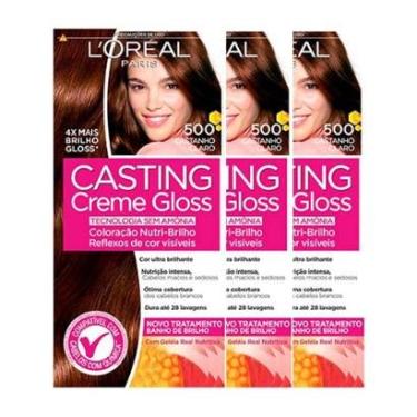 Imagem de L'Oréal Paris Coloração Casting Creme Gloss Kit - 500 Castanho Claro Kit-Unissex